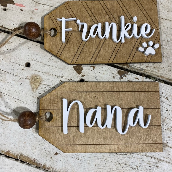 Personalized Stocking, Tree and Gift Tags . - Picture 2 of 6